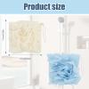2 Pcs Bar Soap Loofah Pouch, Loofah Washcloth, Easy-Hang Bath Sponge with Secure Drawstring, for Gentle Exfoliation and Fresh Skin view 2