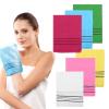 6PCS Exfoliating Cloth Gloves, Colorful Exfoliating Bath Cloth, 14x18.5cm/5.5x7.2 Inch Exfoliating-Washcloth for Women and Men, Double Sided Scrub Mitt for Removing Dead Skin, Dirt and Grease view 1