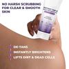 Instant Tan & Dead Skin Removal Exfoliating Gel | Visibly Removes Tan | AHA Exfoliation in Minutes | Smooth & Bright Skin | 100g view 4