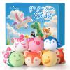 Aofmee Bath Bombs for Kids, 12 Pcs Kids Bath Bombs with Essential Oil, 6 Animal Shapes and Fruity Aroma, Natural Organic Spa Gift Set for Boys Girls, Birthday Christmas Halloween view 1
