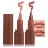 2in1 Gradient Lip Liner & Lipstick Combo,Matte Longwear Waterproof Lip Pencil with Cone Tip,Smudge Proof Crayon for Flawless Ombre Contour,Women's Long Lasting Makeup Set(01Nude Beige+03Rosewood Kiss) view 1