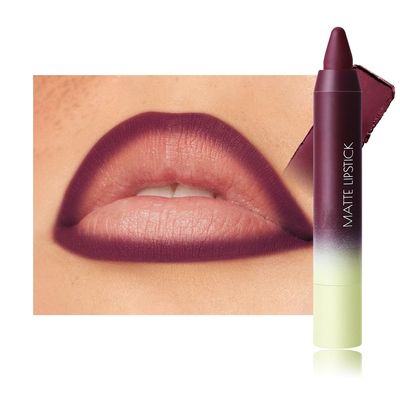 BINGBRUSH 2in1 Matte Lip Liner and Lipstick Combo, Lipstick for Women, Longwear Waterproof Lip Liner Pencil, Matte lipstick Smudge Proof lipstain, Women's Long Lasting Lip Makeup (6#Velvet Crush)
