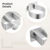 Space Aluminum Wall-Mounted Organizer for Hair Dryers & Curling Irons, Bathroom Storage Solution view 3