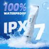 VELOZ Upgrade 2-in-1 Bikini Trimmer for Women - IPX7 Waterproof & Gentle Electric Razors for Bikini Line, Legs, Underarms, Face - Portable Cordless Body Shaver for Trip, Ideal Women's Gift view 3