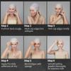 Go Ho Halloween Professional Bald Cap SFX Kit - Complete 8-Piece Makeup Set with Latex (30ml),Water Based Acrylic Adhesive(10ml),6 Colors Flesh Palette,Loose Setting Powder,Bald Cap&Applicators view 3