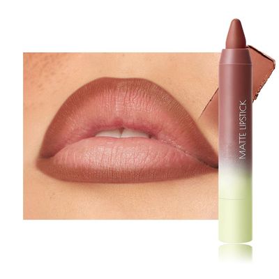BINGBRUSH 2in1 Matte Lip Liner and Lipstick Combo, Lipsticks for Women, Longwear Waterproof Lip Liner Pencil, Matte lipstick Smudge Proof lipstain, Women's Long Lasting Lip Combo (8#Maple Rush)