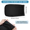 2 Pieces Large Dreadlock Cap Unisex Satin Shower Cap Head Wrap Loc Caps Satin Bonnet Sleeping Caps Hair Accessories Sleep Bonnet for Curly Braids Wave view 2