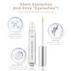 Eyelash Serum, Nutrient Formula Lash Serum Growths Fuller & Longer Looking, Clear Eyebrow Growth Serums With Mascara Tube Natural Formula Vegan & Cruelty-Free view 2