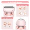MichPong Woman Electric Razor Rechargeable Cordless Shaver for Woman Face Leg Bikini Arm Wet Dry Shaving view 2
