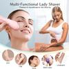 MichPong Woman Electric Razor Rechargeable Cordless Shaver for Woman Face Leg Bikini Arm Wet Dry Shaving view 4