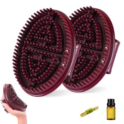 2PCS Meridian Brush Massage Brush, Beauty Salon Professional Custom Meridian Brush, Full Bodys Relaxation Comb Massage Tools
