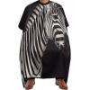 Animal Zebra Barber Cape Waterproof Hair Cutting Cape with Adjustable Snap Closure Salon Cape Hair Cutting Accessories for Men Women view 1