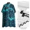 DNA Double Helix Barber Cape Waterproof Hair Cutting Cape with Adjustable Snap Closure Salon Cape Hair Cutting Accessories for Men Women view 4