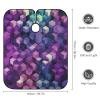 Abstract Color Cubes Purple Barber Cape Waterproof Hair Cutting Cape with Adjustable Snap Closure Salon Cape Hair Cutting Accessories for Men Women view 2