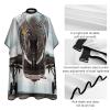 Airplane Art Barber Cape Waterproof Hair Cutting Cape with Adjustable Snap Closure Salon Cape Hair Cutting Accessories for Men Women view 4