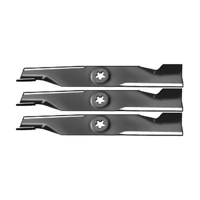#US Replacement Parts Set of 3 16-5/8" X 5 Point Star Lift Blades for AYP for Husqvarna 532173920 (Thoq#23525-25799)