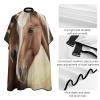 Adorable Horse Barber Cape Waterproof Hair Cutting Cape with Adjustable Snap Closure Salon Cape Hair Cutting Accessories for Men Women view 4