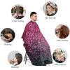 3D Glitter Barber Cape Waterproof Hair Cutting Cape with Adjustable Snap Closure Salon Cape Hair Cutting Accessories for Men Women view 3