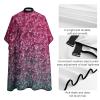 3D Glitter Barber Cape Waterproof Hair Cutting Cape with Adjustable Snap Closure Salon Cape Hair Cutting Accessories for Men Women view 4
