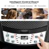 Icoget Hair Steamer for Deep Conditioning w/7 Color Light & Ozone, Micro Mist Scalp Hydration Steamer w/Adjustable Temp, Includes 3 Hair Caps & Aromatherapy Nozzle for Skin & Hair Treatment view 2