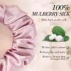 100% 30 Momme Mulberry Silk Scrunchies Stocking Stuffers for Teen Girls, 3Pcs Silk Hair Ties for Sleep, Frizz & Breakage Prevention view 2