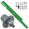 #US Replacement Parts Deck Spindle W/High Lifter Blade for Bad-Boy for Outlaw & for Outlaw Extreme 61 2017-18 (diep#1725-21972) view 1