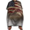 American Flag Barber Cape Waterproof Hair Cutting Cape with Adjustable Snap Closure Salon Cape Hair Cutting Accessories for Men Women view 1