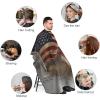 American Flag Barber Cape Waterproof Hair Cutting Cape with Adjustable Snap Closure Salon Cape Hair Cutting Accessories for Men Women view 3