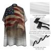 American Flag Barber Cape Waterproof Hair Cutting Cape with Adjustable Snap Closure Salon Cape Hair Cutting Accessories for Men Women view 4