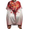 Abstract Heart Barber Cape Waterproof Hair Cutting Cape with Adjustable Snap Closure Salon Cape Hair Cutting Accessories for Men Women view 1