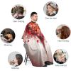Abstract Heart Barber Cape Waterproof Hair Cutting Cape with Adjustable Snap Closure Salon Cape Hair Cutting Accessories for Men Women view 3