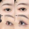 Black Mascara with A Special Brush Head Contains Long and Short Brush, For Upper/Lower/Sparse Eyelashes, Long-Lasting, No Smudge, Waterproof and Easy to Remove, Lengthening, Natural view 3
