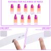 BOHUIZ 150 Pcs 100/180 Grits Nail Files, Doubled Sided Emery Boards Reusable Nail Files Manicure Tools for Acrylic Natural Toenails Home and Salon view 3