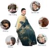 Aircraft Fighter Jets Barber Cape Waterproof Hair Cutting Cape with Adjustable Snap Closure Salon Cape Hair Cutting Accessories for Men Women view 3