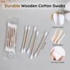 Cotton Swabs In Bulk, Travel-Sized Cotton Swabs, Individually Wrapped Double-Ended Cotton Swabs. Ideal For Ear Cleaning, Makeup Application, Hotels, And Travel (5 Swabs Per Pack, 500 Packs Per Box) view 2