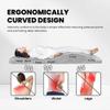 AIROW Lash Bed Foam Topper, Massage Table High-Density Foam Mattress Topper, Ergonomic Curved Lash Bed Cushion for Beauty Salon (ICEGRAY Set, 71 inches X 27.6 inches(180cm X 70cm)) view 3