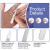 12 Pcs Metal Nail Files, Fingernail Files 3.6 Stainless Steel Thin Durable Nail File with Curved Sharp Pointed Tip Fingernail File view 3