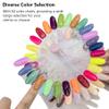 60 Colors Spiral Nail Art Display Stand, Fan-Shaped Rotating Color Chart for Practice, Showcase, Presentation (white) view 4
