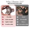 3Pcs Silicone Hair Clips Flexible Claw Clips for Women Cloud Clip Bendable Large Hair Claw Clip view 2