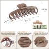 3Pcs Silicone Hair Clips Flexible Claw Clips for Women Cloud Clip Bendable Large Hair Claw Clip view 3