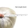 Hair Wonders Toupee Hair Systems for Men Hairpieces Fine Mono Poly Skin Mens Toupee Human Hair System Prosthesis Protesis Capilar Para Hombre 8X10#60RY All White 120% Density view 4