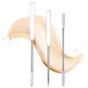 3 pcs Foundation Spatula Makeup Spatula Stainless Steel Professional Makeup Spatulas for Even Application of Foundation Tiny Facial Beauty Palette Mixer Face Cream Applicator Cosmetic Mixing Tool view 1