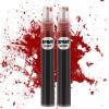 Fake Blood Splatter Spray Makeup, Halloween Vampire Drip Effect Blood Washable for Face, Body & Clothes Vampire Clown Monster Zombie Costume Cosplay SFX Makeup (0.33 OZ * 2PC) view 1