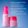 Evereden Barbie Limited Edition Kids Happy Face Duo + Exclusive Accessories | Multi-Vitamin Face Wash & Cream Set with Stickers + Bracelets | Clean Skin Care for 3+ | Barbie Gift Box for Kids view 3