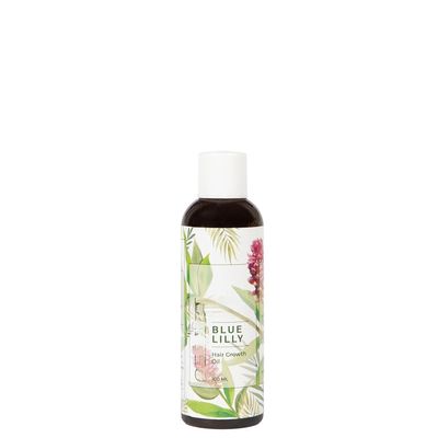 AM Blue Lilly hair oil - 100% natural ingredients | Boosts hair growth | Increases length & volume | Smooth manageble hair | 100ml