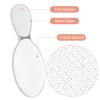 2 Pcs Glass Foot File Glass Nail File Set 8-Shaped Rough Smooth Side Callus Grinding Points Feet Files Foot Care Pedicure Tool Portable Feet Scrubber for Dead Skin Removal Cracking view 3