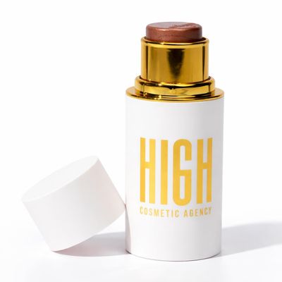 Contour & Highlighter Stick, For Bronze/Warm Skin, Creamy Blendable Formula, Long-Wear Second-Skin Glow, Vegan, Non-Cakey, Cheekbones, Nose, Cupids Bow,High Cosmetic Agency (Highlight Latte Gold)