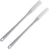 Toe Gap Cleaning Brush, Foot Scrubber Brush, Silicone Toe Cleaning Foot Scrubber Set in Shower with Long Handle (Gray) view 1