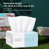Cotton Face Towels - Extra Soft Clean Sheets, Dry Makeup Remover Thick Skin Wipes | Ultra Absorbent Cotton Tissue Pack, Nonwoven Face Towels for Sensitive Skincare Washing Daily view 3