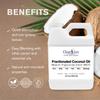 ClearLee Fractionated Coconut Oil MCT - Cosmetic Grade Natural & Pure Oil for Massage, Body, Hair, Skin, Face, Nail, Spa, Aromatherapy Carrier for Essential Oils, Soap Making, Serums & More (32 oz) view 2